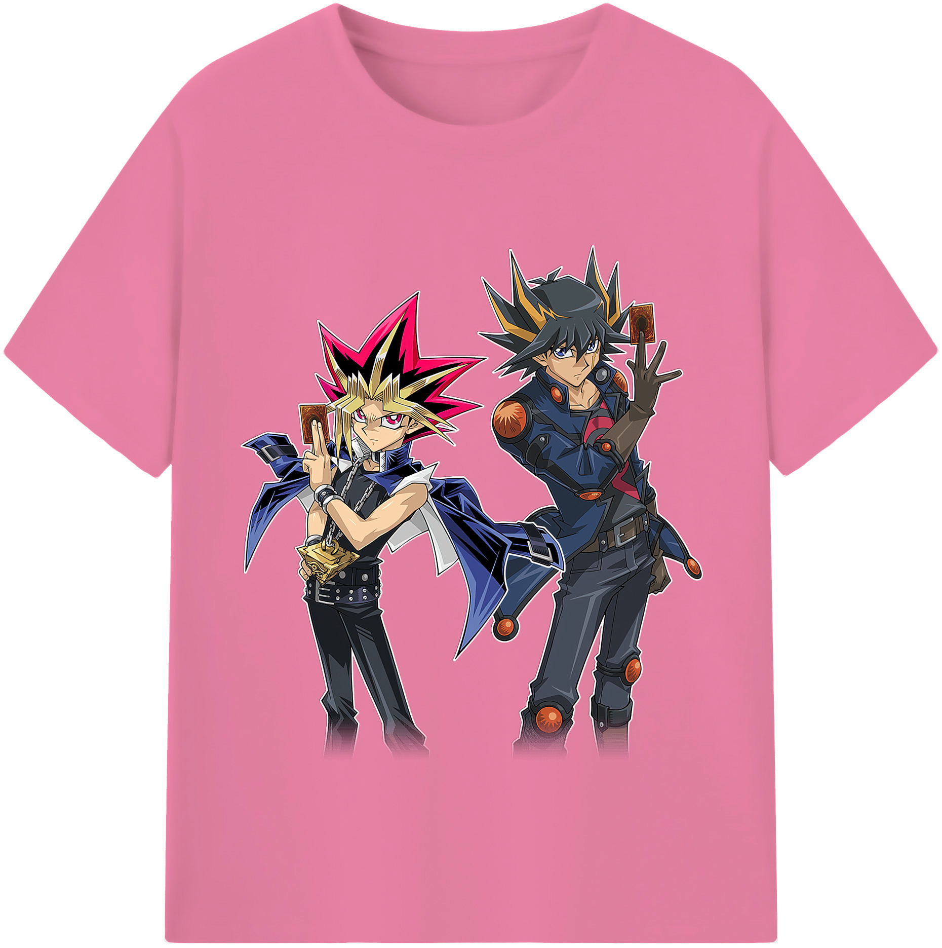 （画像用） 遊☆戯☆王 Yu-Gi-Oh! 綿100％半袖Tシャツ（フロントプリント）